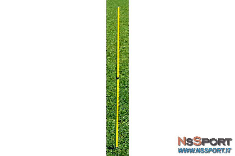 PALETTO TELESCOPICO in PVC con puntale zincato - colore giallo - [product_vendor] - NsSport