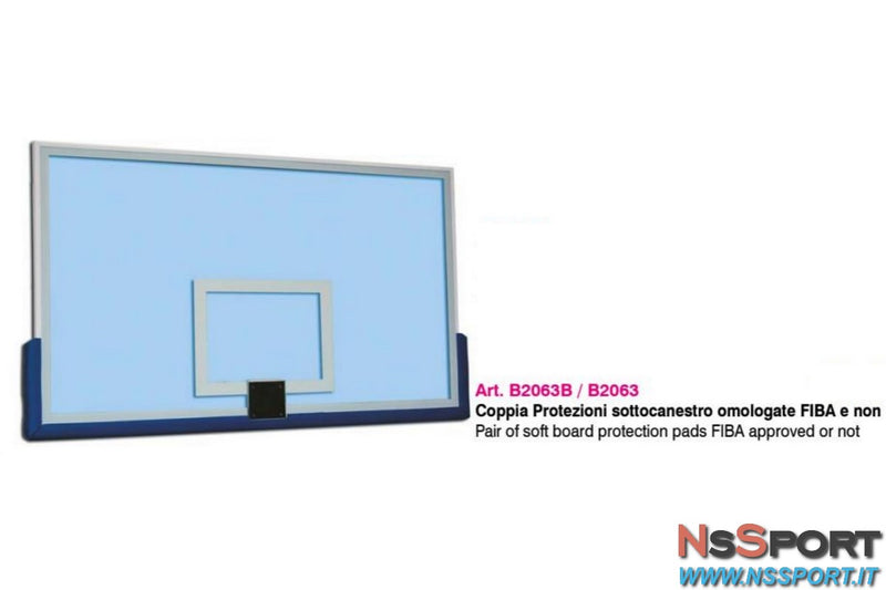 PROTEZIONI SOTTOCANESTRO omologate FIBA - [product_vendor] - NsSport